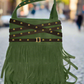 851N Trend Select 516 Cow Suede Belted & Fringed  Crossbody $38.00 50 pcs minimum