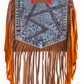 851N Trend Select 517 cow suede crossbody $40.00 - 50 pcs minimum