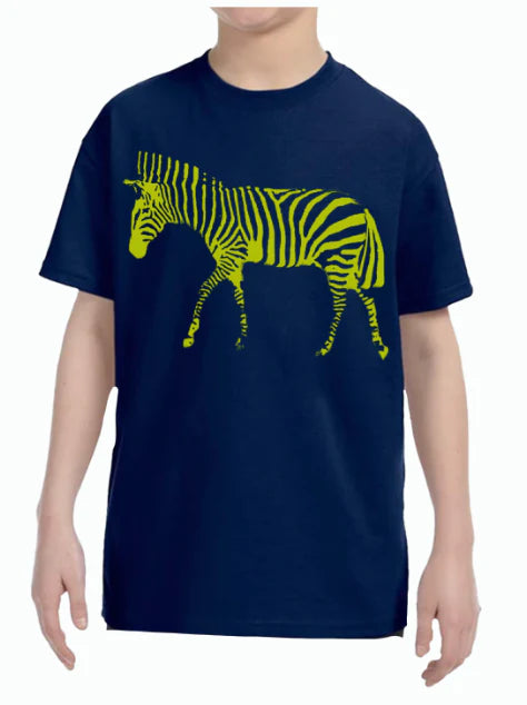 Kids Space Bot's Graphic T's SAFARI ZEBRA