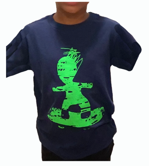 Kids Space Bot's Graphic T's SKETCHY SKATER