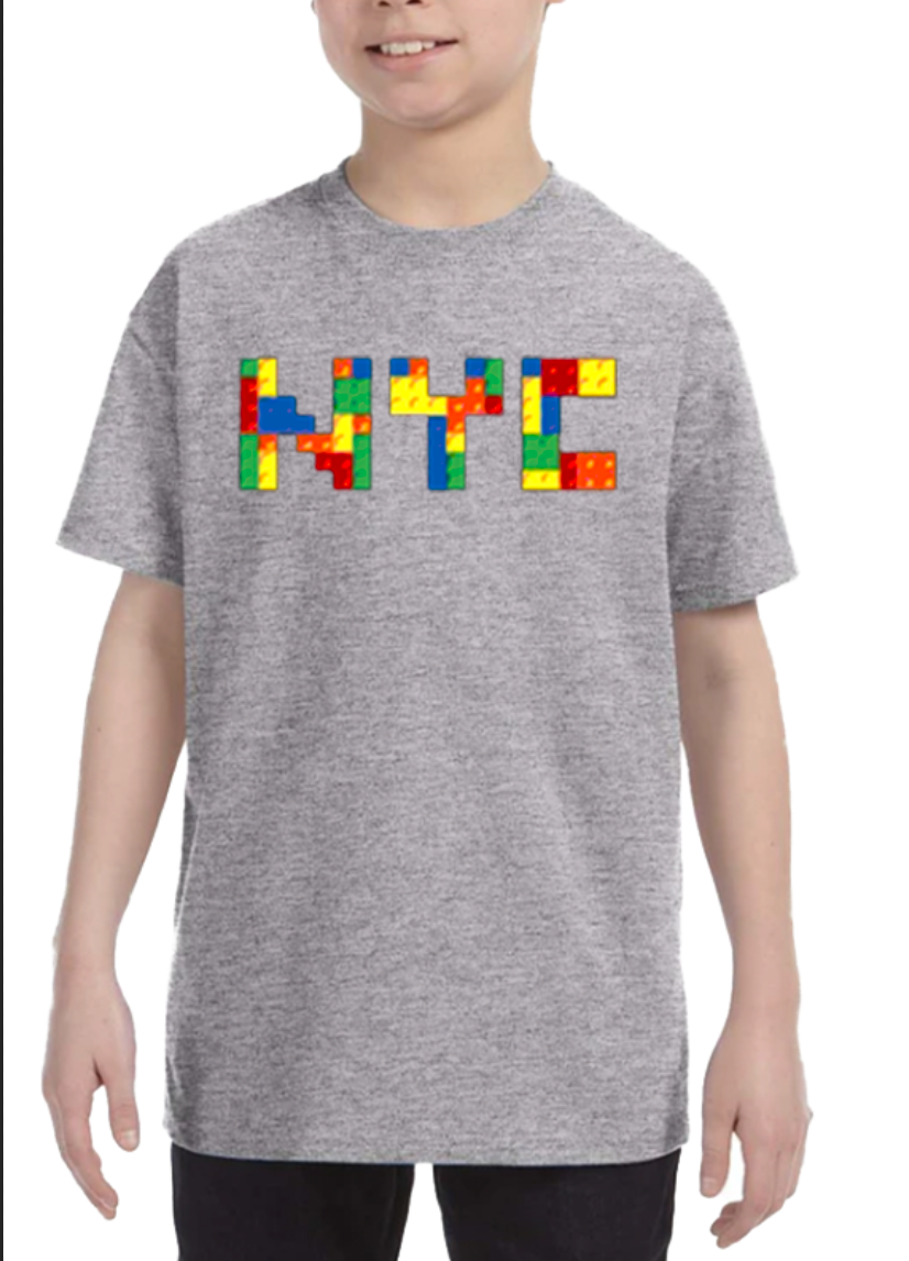 Kids Space Bot's Graphic T's  NYC BLOCKS (2)