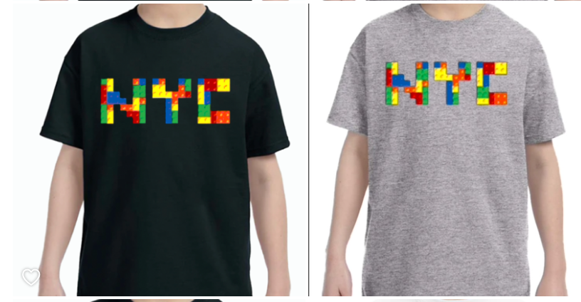 Kids Space Bot's Graphic T's  NYC BLOCKS (2)