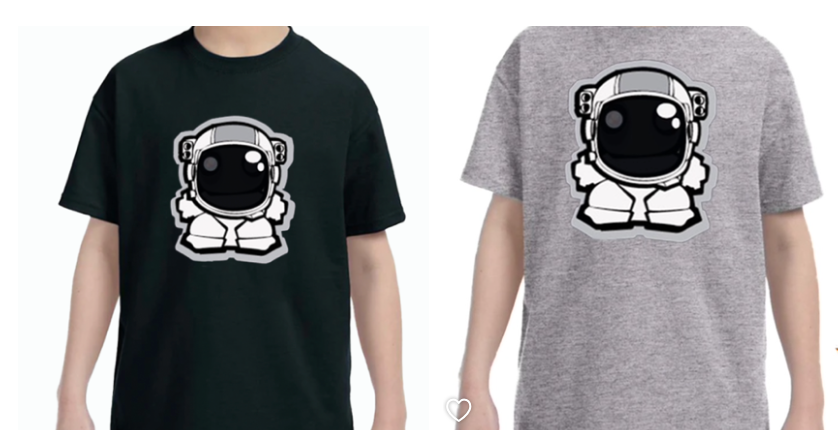 Kids Space Bot's Graphic T's SPACE BOT (2)