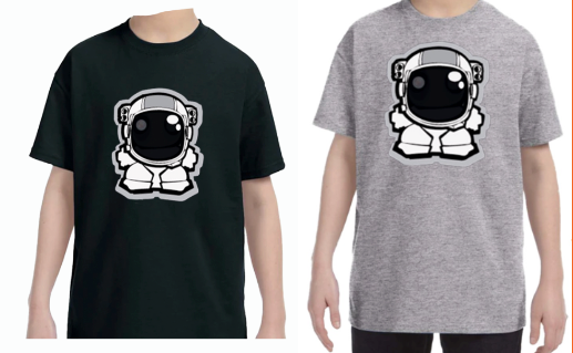 Kids Space Bot T-shirts 9000 pcs